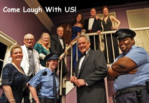 Providence Players Cast of Neil Simon's Rumors-Photo by Chip Gertzog